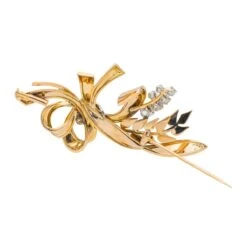 Broche Or Rose Diamant 9 Broche Or Rose Diamant -Castafiore Boutique broche or rose diamant 358208