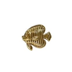 Broche Poisson En Or Jaune