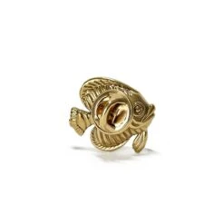 Broche Poisson En Or Jaune -Castafiore Boutique broche poisson en or jaune 664453