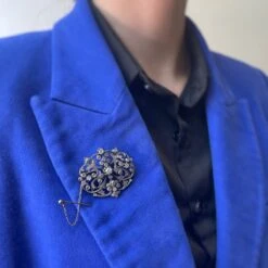 Broche XIXème - Or, Argent Et Diamants -Castafiore Boutique broche xixeme or argent et diamants 677459