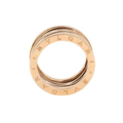 BULGARI - Bague B.zero1 Design Legend Z. HADID Genderless, Or Rose Et Céramique -Castafiore Boutique bulgari bague bzero1 design legend z hadid genderless or rose et ceramique 246557