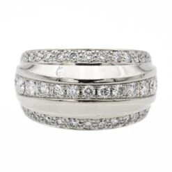Chopard Bague Bandeau La Strada Or Blanc Diamant