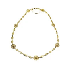 Collier Art Déco En Or Jaune