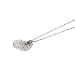Collier Coeur Or Blanc Diamant -Castafiore Boutique collier coeur or blanc diamant 293092