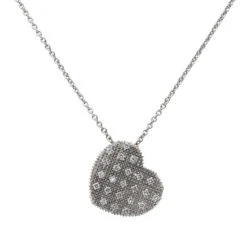 Collier Coeur Or Blanc Diamant -Castafiore Boutique collier coeur or blanc diamant 597980