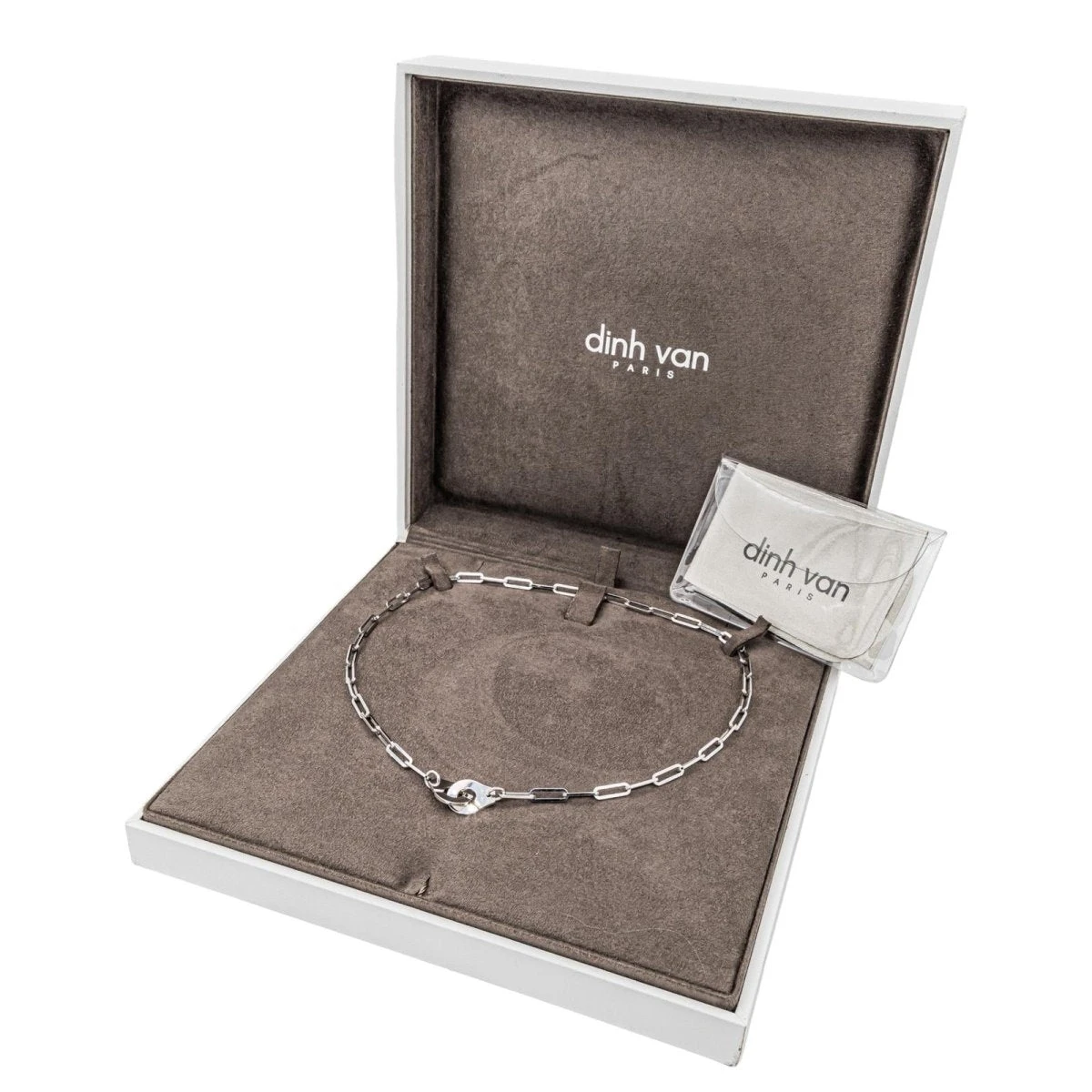 Collier Dinh Van Menottes En Or Blanc 3 Collier Dinh Van Menottes En Or Blanc – Image 3