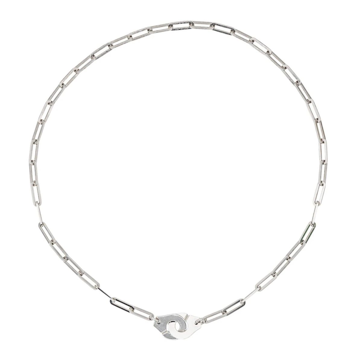 Collier Dinh Van Menottes En Or Blanc 4 Collier Dinh Van Menottes En Or Blanc – Image 4
