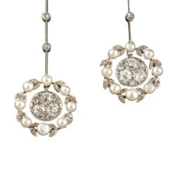 Collier En Or Blanc, Platine, Perles Et Diamants 5 Collier En Or Blanc, Platine, Perles Et Diamants -Castafiore Boutique collier en or blanc platine perles et diamants 500518