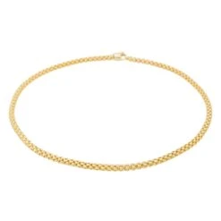Collier FOPE Maille Pop Corn En Or Jaune -Castafiore Boutique collier fope maille pop corn en or jaune 618294