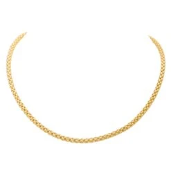 Collier FOPE Maille Pop Corn En Or Jaune