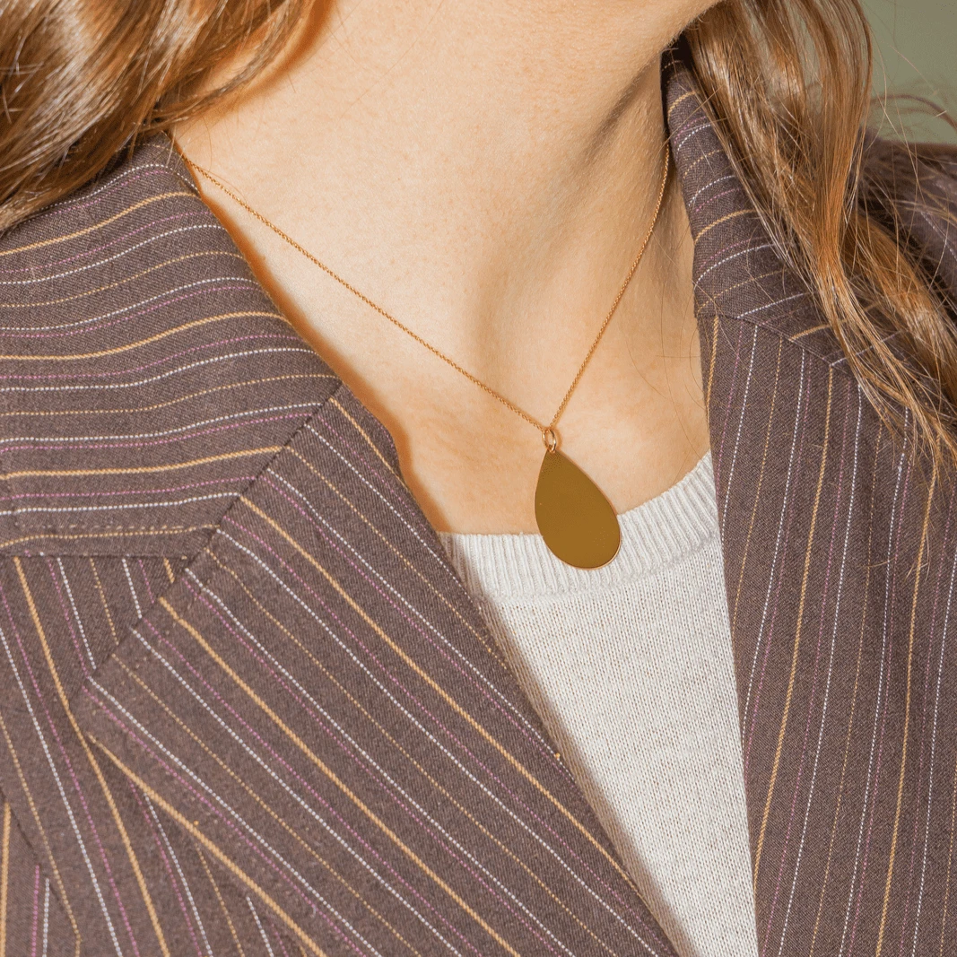 Collier GINETTE NY "Jumbo Bliss" En Or Rose 2 Collier GINETTE NY "Jumbo Bliss" En Or Rose – Image 2