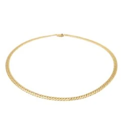 Collier Maille Anglaise Or Jaune 10 Collier Maille Anglaise Or Jaune -Castafiore Boutique collier maille anglaise or jaune 382190