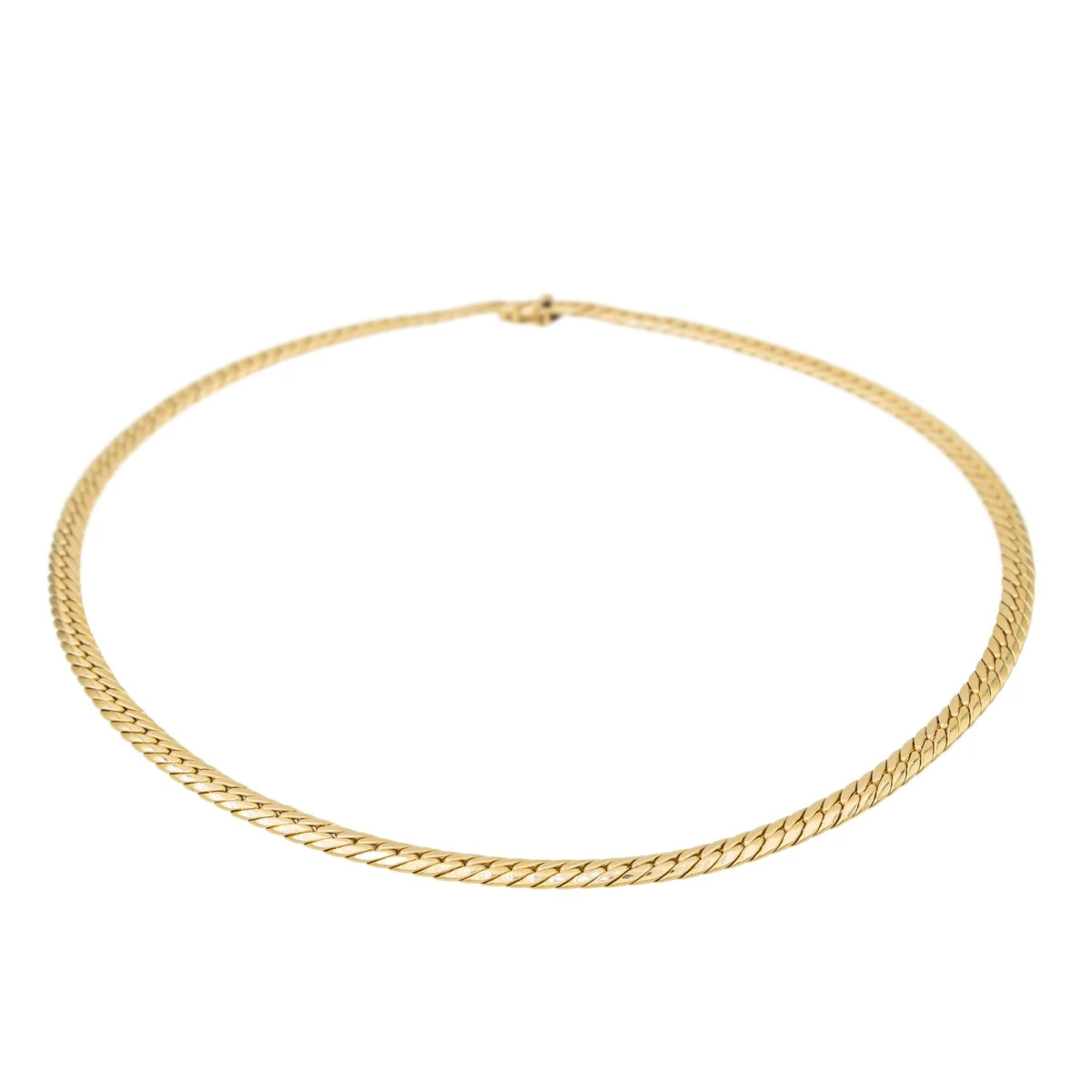 Collier Maille Anglaise Or Jaune 4 Collier Maille Anglaise Or Jaune – Image 4