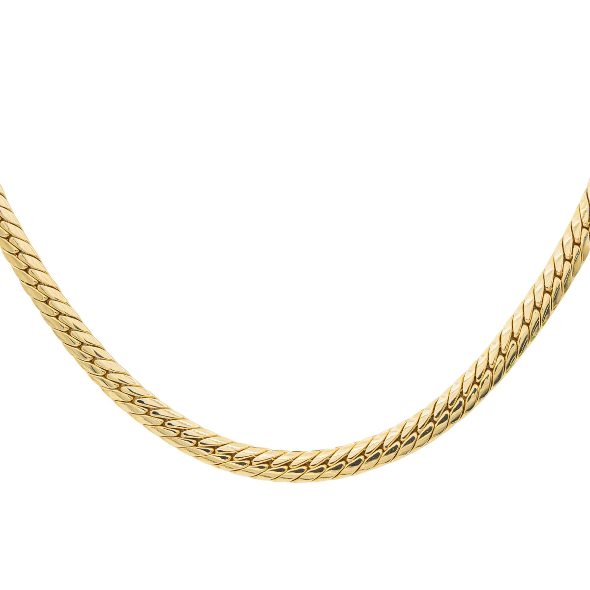 Collier Maille Anglaise Or Jaune 3 Collier Maille Anglaise Or Jaune – Image 3