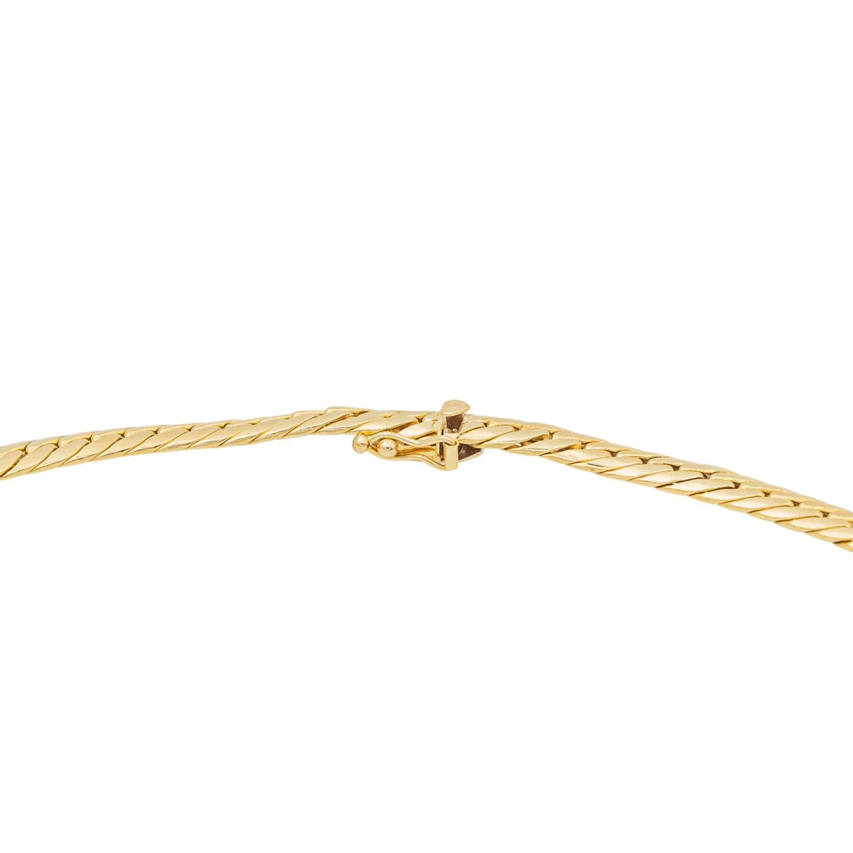 Collier Maille Anglaise Or Jaune 5 Collier Maille Anglaise Or Jaune – Image 5