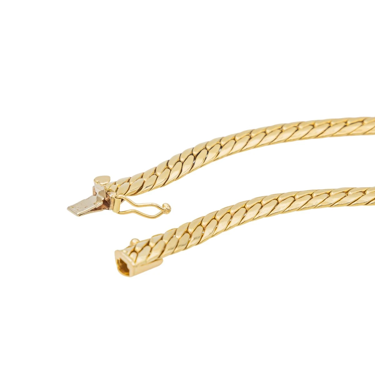 Collier Maille Anglaise Or Jaune 6 Collier Maille Anglaise Or Jaune – Image 6