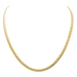 Collier Maille Anglaise Or Jaune