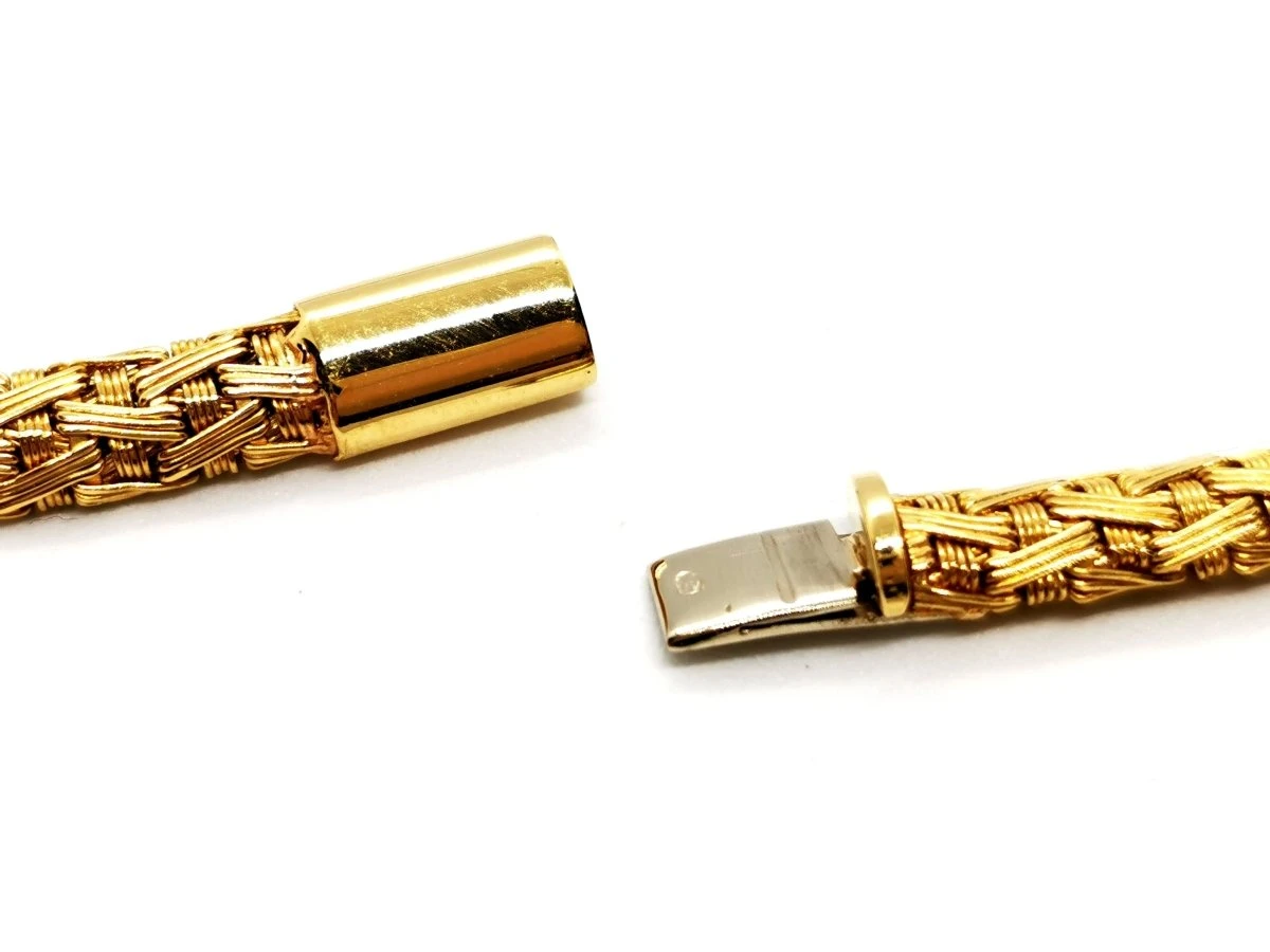 Collier Maille Et Jonc En 2 Ors 7 Collier Maille Et Jonc En 2 Ors – Image 7