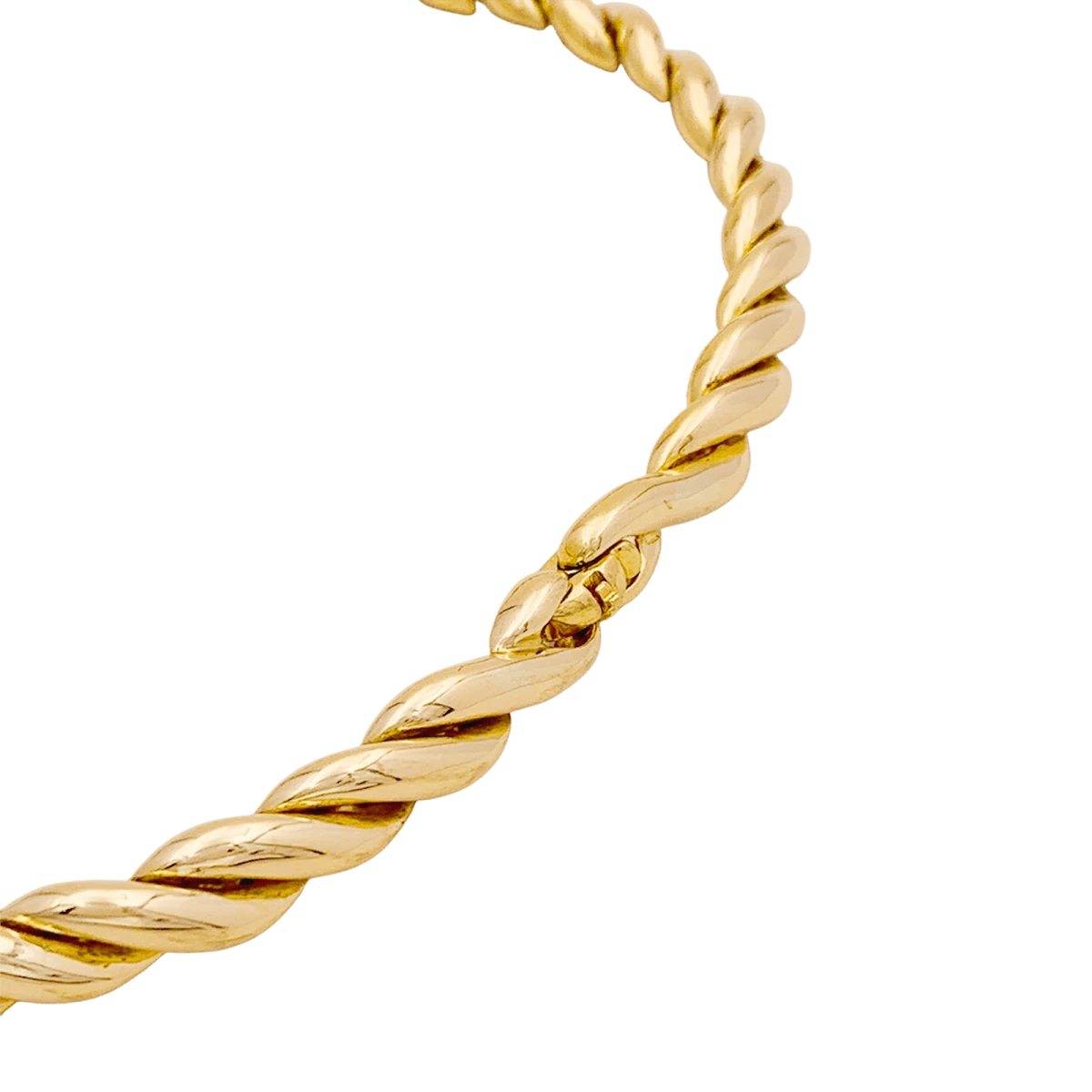 Miller Collier Maille FRED En Or Jaune Et Diamants 4 Miller Collier Maille FRED En Or Jaune Et Diamants – Image 4