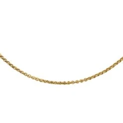 Collier Maille Jaseron Or Jaune -Castafiore Boutique collier maille jaseron or jaune 140404