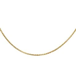 Collier Maille Jaseron Or Jaune