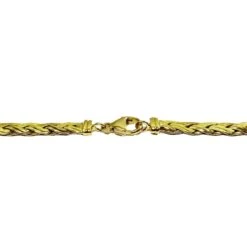 Collier Maille Tresseen Or Jaune 7 Collier Maille Tresseen Or Jaune -Castafiore Boutique collier maille tresse en or jaune 364746