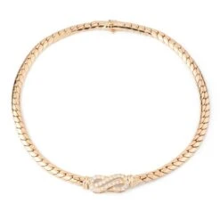 Collier Maille VAN CLEEF & ARPELS En Or Jaune Et Diamants