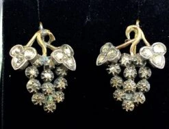 Collier Négligé Et Boucles D’oreilles En Or, Argent Et Diamant -Castafiore Boutique collier neglige et boucles doreilles en or et argent diamants napoleon iii 670421