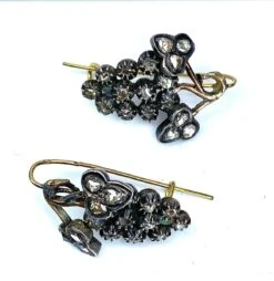 Collier Négligé Et Boucles D’oreilles En Or, Argent Et Diamant -Castafiore Boutique collier neglige et boucles doreilles en or et argent diamants napoleon iii 891724