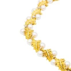 Collier Or Jaune Perle -Castafiore Boutique collier or jaune perle 765189