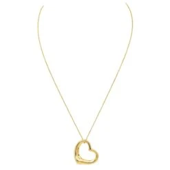 Collier Pendentif TIFFANY & CO. "Open Heart" En Or Jaune
