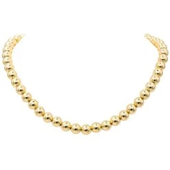 Collier Perles En Or Jaune