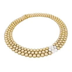 Miller Collier PIAGET "Glancy" En Or Jaune Et Diamants