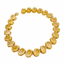 Miller Collier Rivière Or Jaune Et Citrines -Castafiore Boutique collier riviere or jaune et citrines 1243009