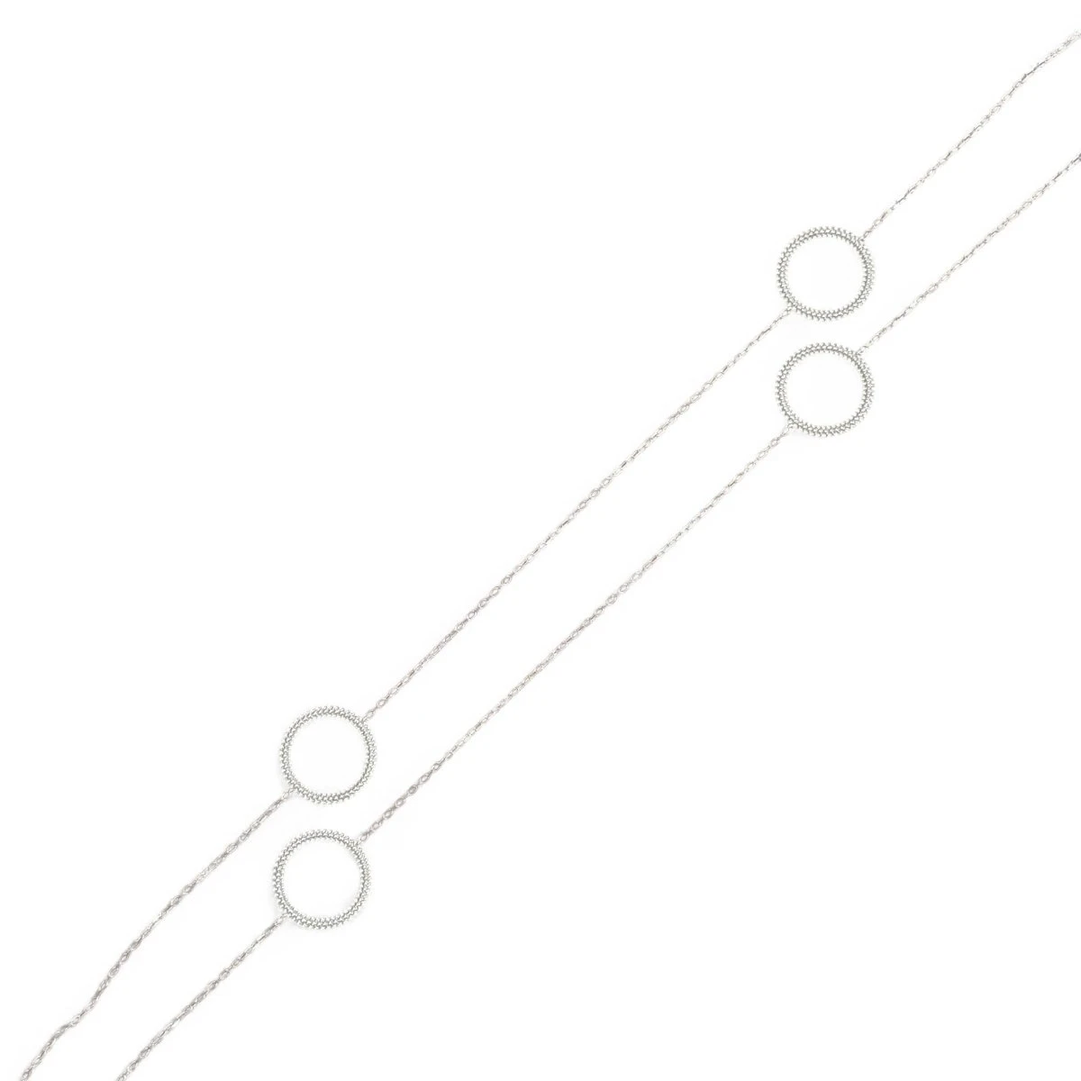 Collier Sautoir MAUBOUSSIN "Le Premier Jour" En Or Blanc Et Perles 4 Collier Sautoir MAUBOUSSIN "Le Premier Jour" En Or Blanc Et Perles – Image 4