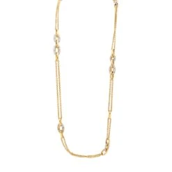 Miller Collier Sautoir POMELLATO "Tango" En Or Rose, Argent Et Diamants -Castafiore Boutique collier sautoir pomellato tango en or rose argent et diamants 376389