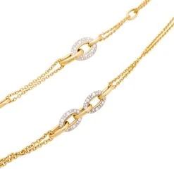 Miller Collier Sautoir POMELLATO "Tango" En Or Rose, Argent Et Diamants -Castafiore Boutique collier sautoir pomellato tango en or rose argent et diamants 618645