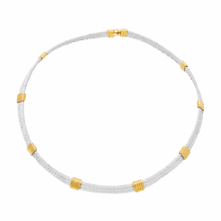 Miller Collier Torque FRED "Force 10" En Or Jaune Et Acier -Castafiore Boutique collier torque fred force 10 en or jaune et acier 1738240