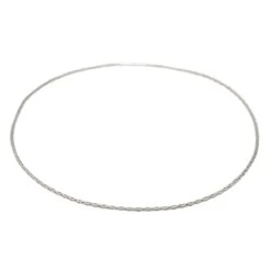 Collier Tressé En Or Blanc -Castafiore Boutique collier tresse or blanc 272009