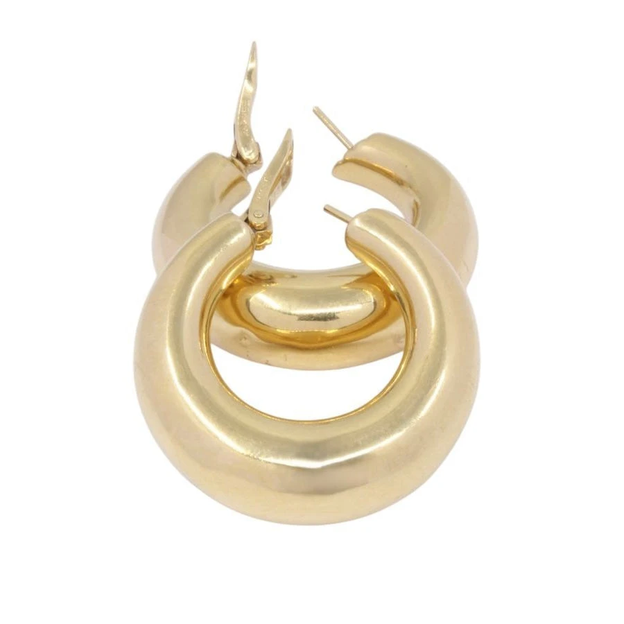 Créoles CHAUMET "Anneau" En Or Jaune 3 Créoles CHAUMET "Anneau" En Or Jaune – Image 3