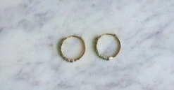 Créoles Emeraudes Sur Or Jaune 14 Créoles Emeraudes Sur Or Jaune -Castafiore Boutique creoles emeraudes sur or jaune 745661