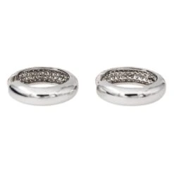 Créoles En Or Blanc Et Diamants -Castafiore Boutique creoles en or blanc et diamants 695147