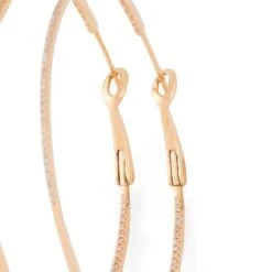 Boucles D'oreilles Créoles En Or Rose Et Diamants 12 Boucles D'oreilles Créoles En Or Rose Et Diamants -Castafiore Boutique creoles en or rose et diamants 516942