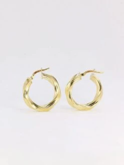 Créoles Torsadées Vintage Or