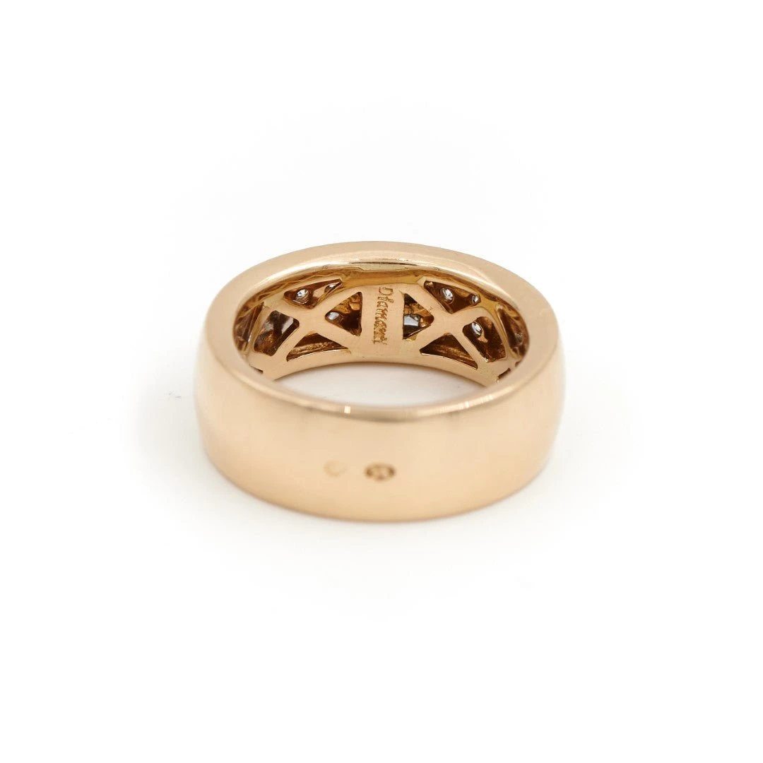 Damiani Bague Jonc Belle Epoque Or Jaune Diamant 7 Damiani Bague Jonc Belle Epoque Or Jaune Diamant – Image 7