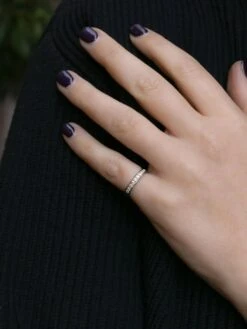 Demi-Alliance Américaine En Or Blanc Et Diamants 0,18 Ct 15 Demi-Alliance Américaine En Or Blanc Et Diamants 0,18 Ct -Castafiore Boutique demi alliance americaine en or blanc et diamants 018 ct 522723