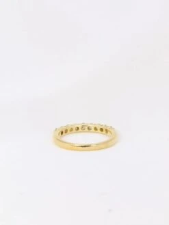 Demi-Alliance Américaine En Or Jaune Et Diamants 0,36 Ct 12 Demi-Alliance Américaine En Or Jaune Et Diamants 0,36 Ct -Castafiore Boutique demi alliance americaine en or jaune et diamants 036 ct 915570