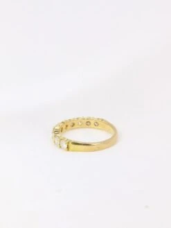 Demi-Alliance Américaine En Or Jaune Et Diamants 1 Carat 11 Demi-Alliance Américaine En Or Jaune Et Diamants 1 Carat -Castafiore Boutique demi alliance americaine en or jaune et diamants 1 carat 205640