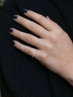 Demi-Alliance Américaine En Or Jaune Et Diamants 1 Carat 15 Demi-Alliance Américaine En Or Jaune Et Diamants 1 Carat -Castafiore Boutique demi alliance americaine en or jaune et diamants 1 carat 885560