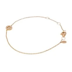 Djula Bracelet Peace & LoveOr Rose Diamant -Castafiore Boutique djula bracelet peace love or rose diamant 526518